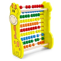 Numaratoare haioasa Abacus Giraffe - socotitoare abac din lemn, model de girafa AcoolToy Numaratoare haioasa Abacus Giraffe - socotitoare abac din lemn, model de girafa AcoolToy